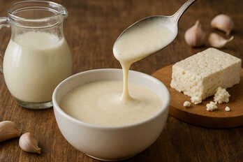 Milk & feta dressing