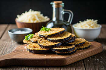 Baked parmesan eggplant fries