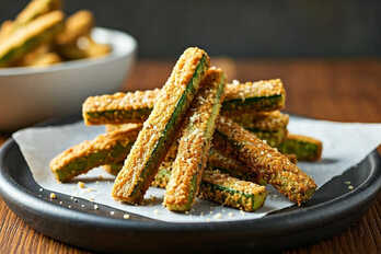 Baked parmesan zucchini fries