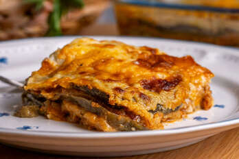 Moussaka with minced beef