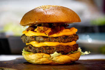 Double bacon cheeseburger